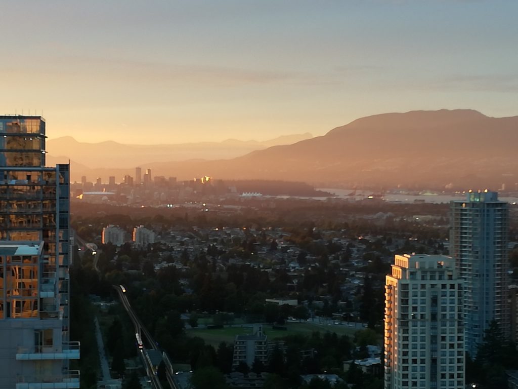 Sunset sur Vancouver