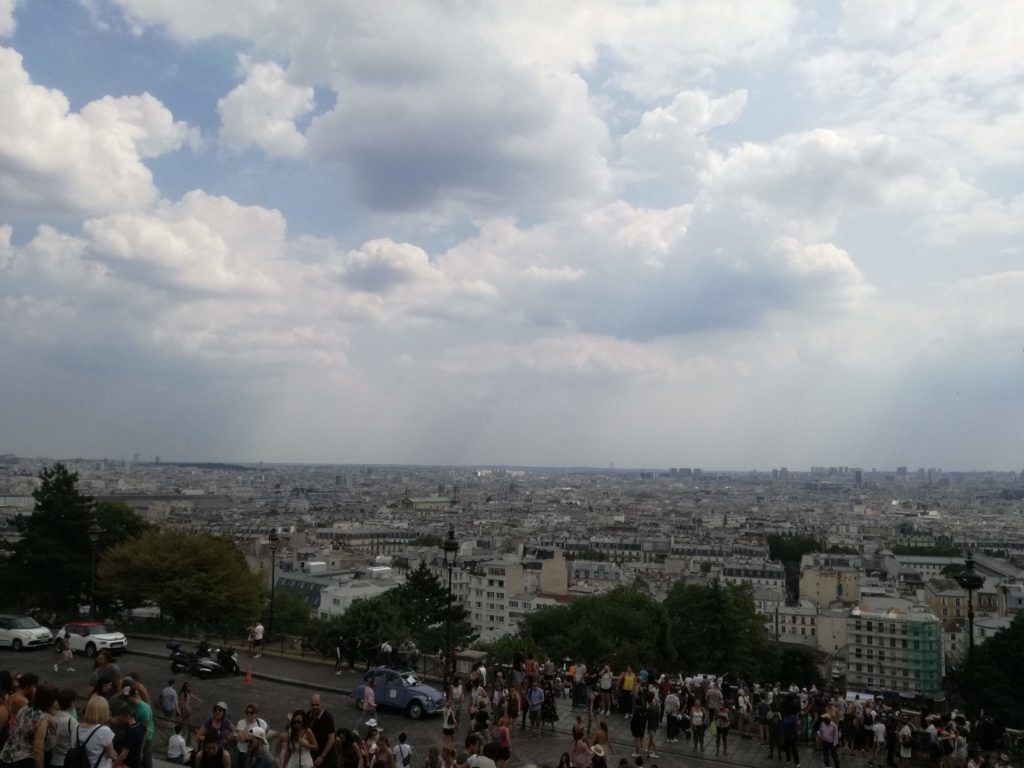 vue sur Paris depuis Montmartre