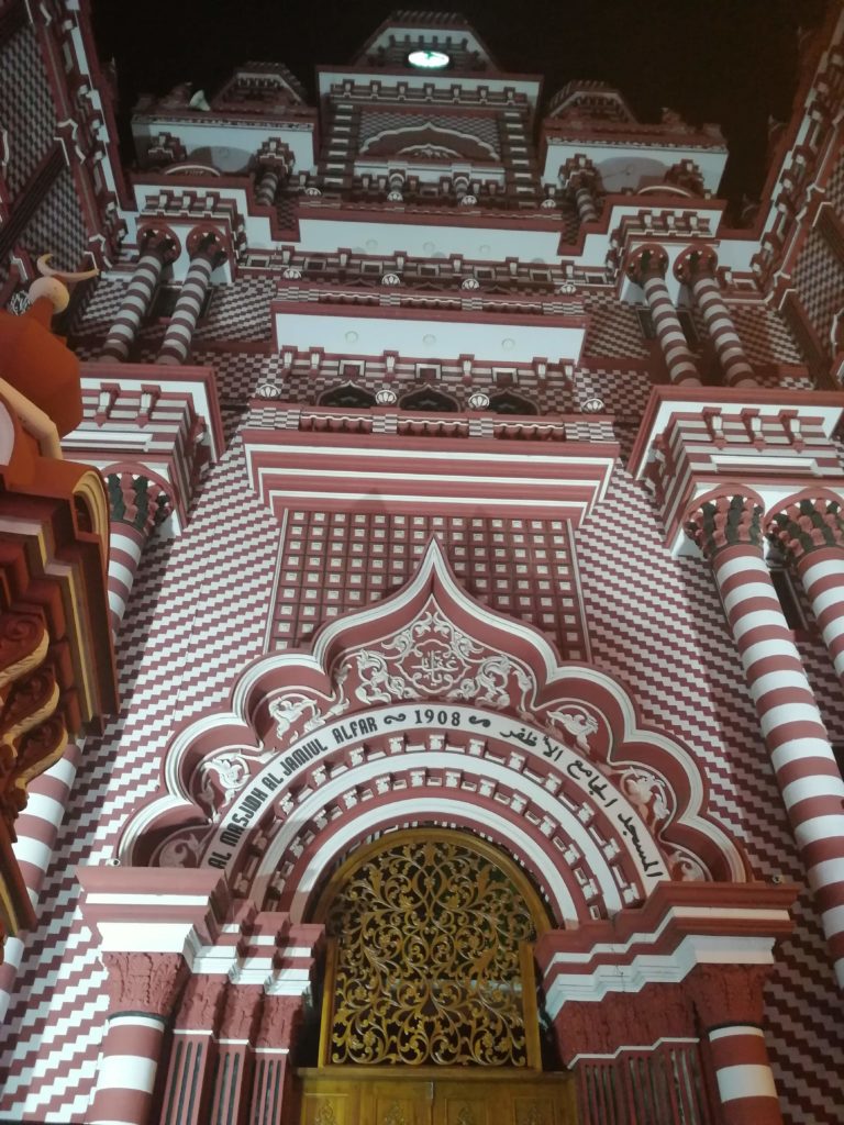 Mosquée rouge à Colombo