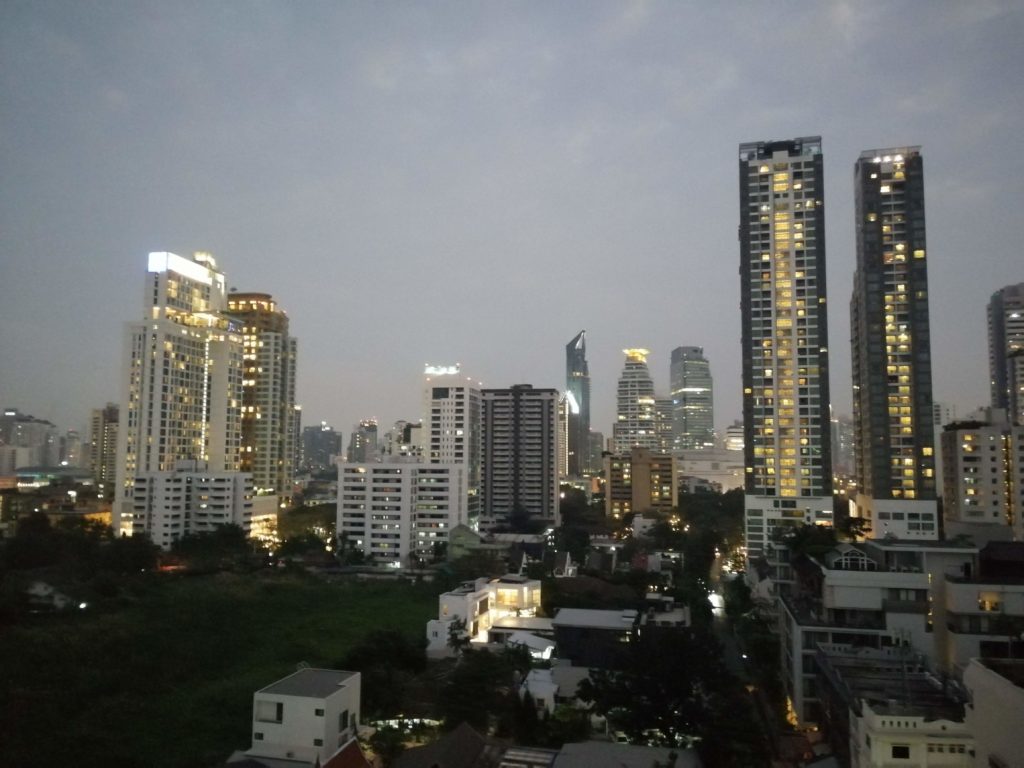 Vue sur Bangkok